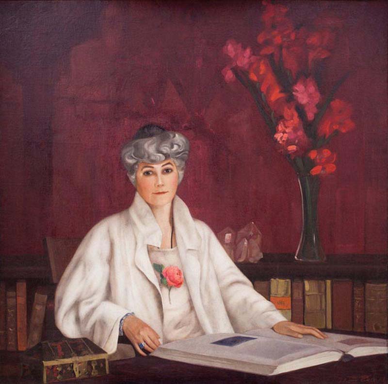 С.Н. Рерих. Портрет Елены Ивановны Рерих. 1937 г.